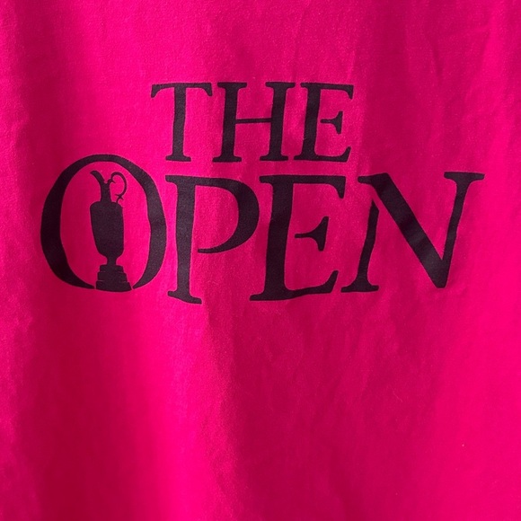 The Open Bright Pink T-Shirt | British Open  RUNS SMALL - Picture 2 of 7